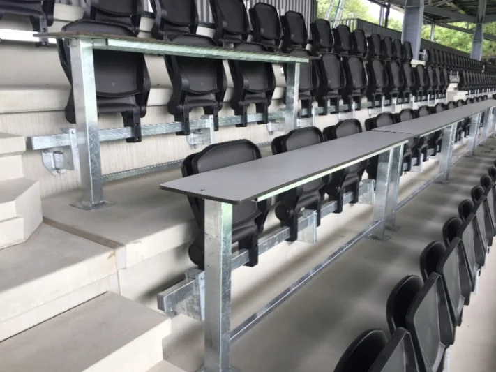 Press tables and chairs