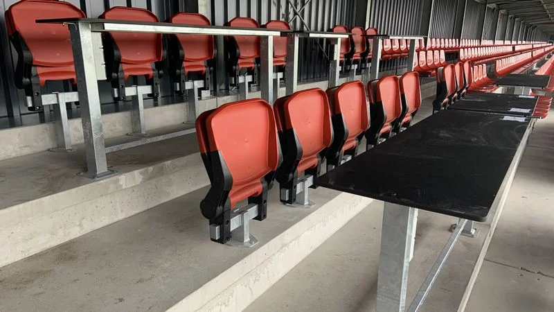 Press tables and chairs