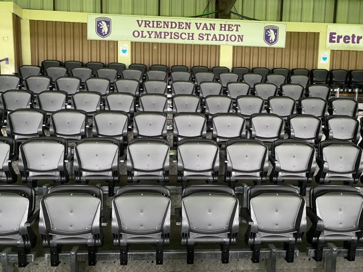 Stadium seats for Belgian professional club