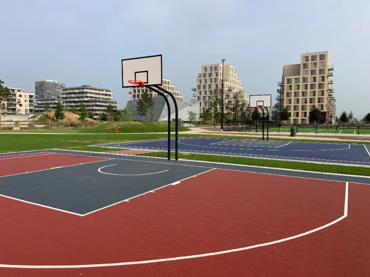 3x3 basketbalcourt Sportheldenbuurt Amsterdam