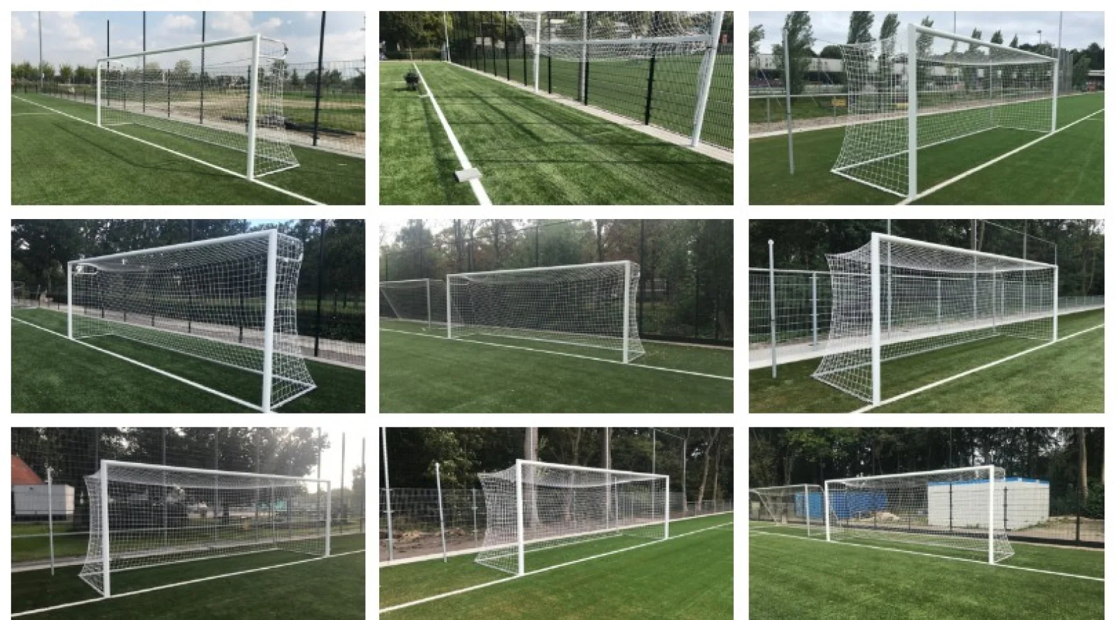 Voetbaldoel bij Rotterdamse voetbalclub