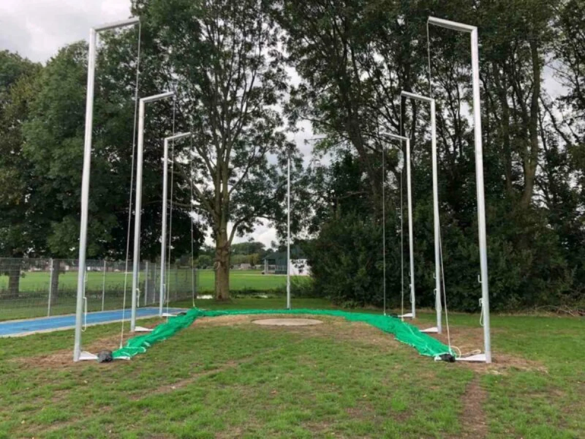 New discus cage for AV Athloi