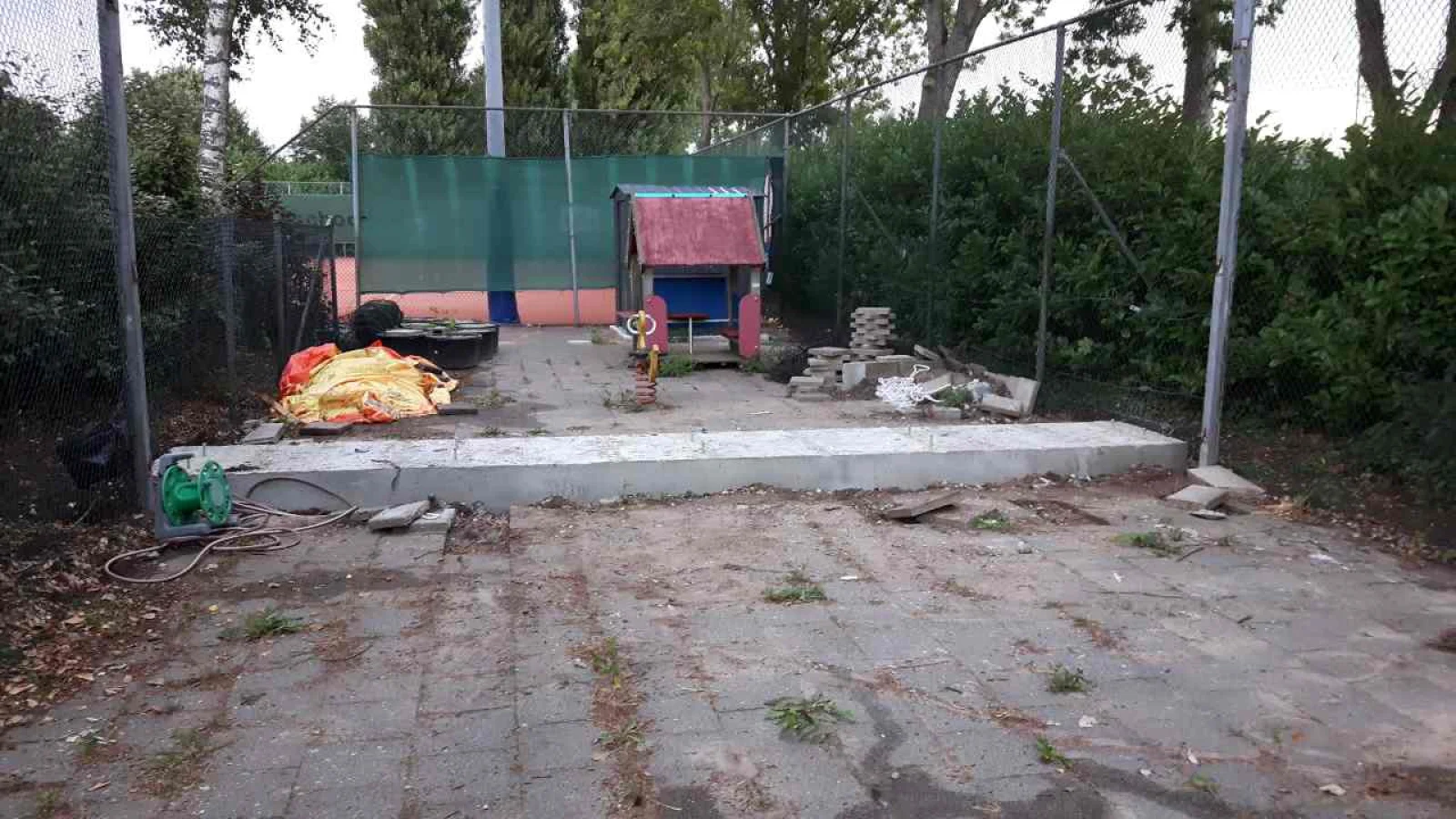 Tenniswand TC Zwaanshoek