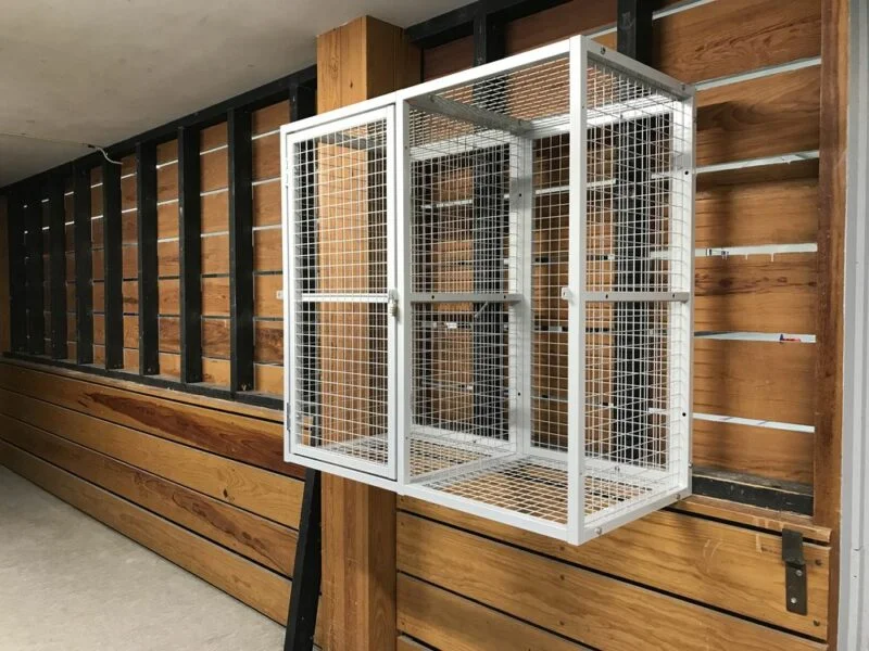 Gaaslockers voor trainingsmaterialen