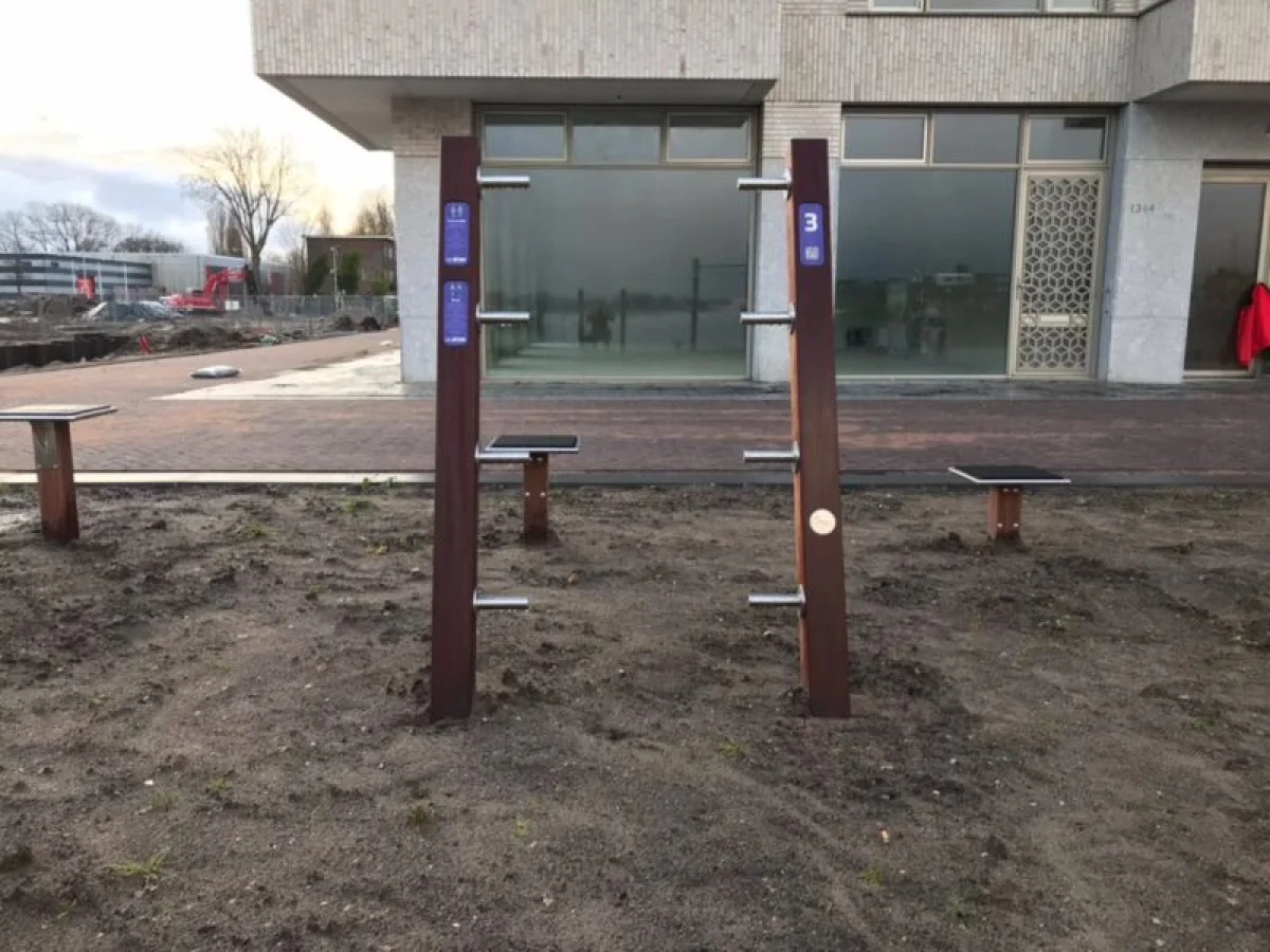 Outdoor fitness Cruquius eiland Amsterdam