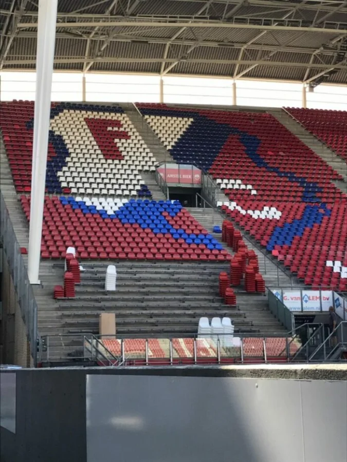 Tribunestoelen Bunnikside Stadion Galgenwaard