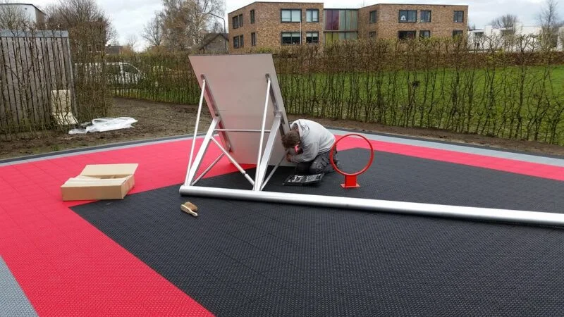 Modulaire sportvloer bij woonvoorziening Om de Haenen