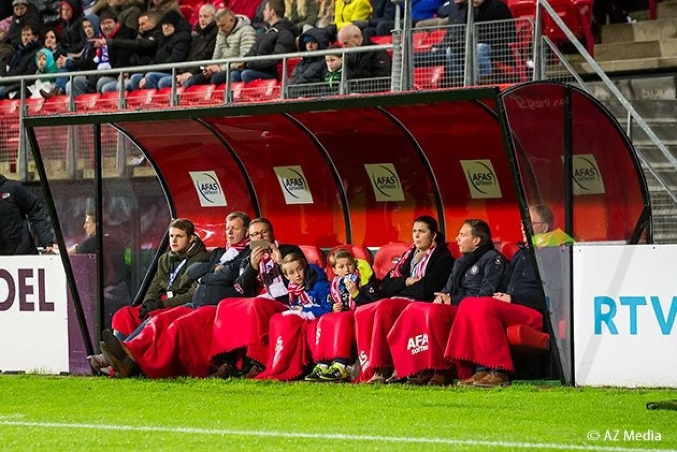 Sponsor dug-out AZ Alkmaar