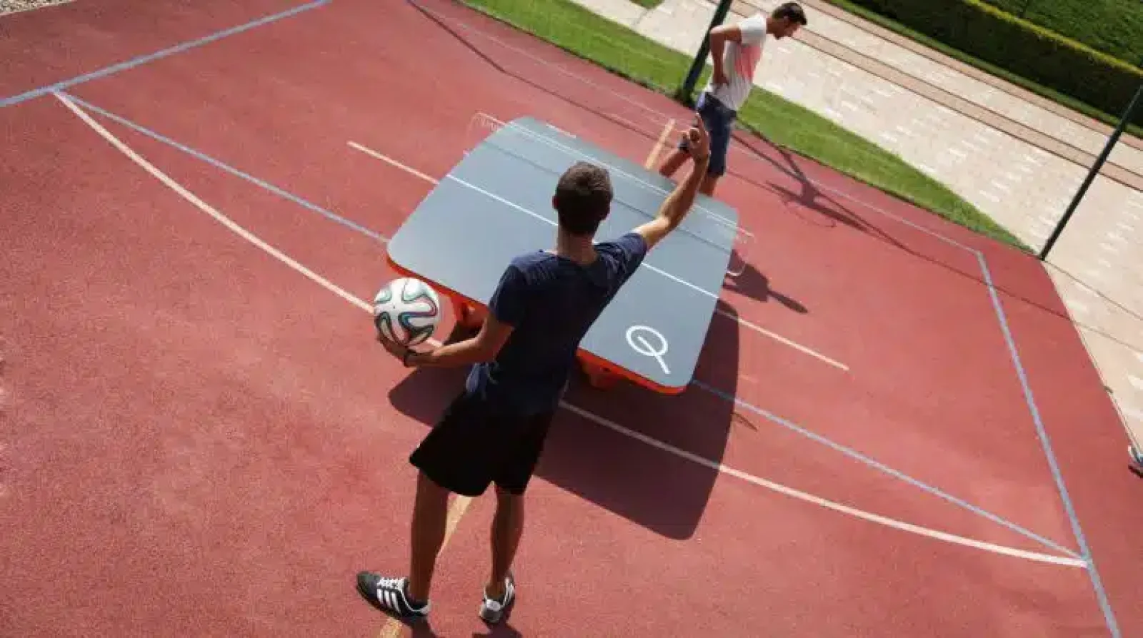 Teqball voetbal-tafeltennistafel