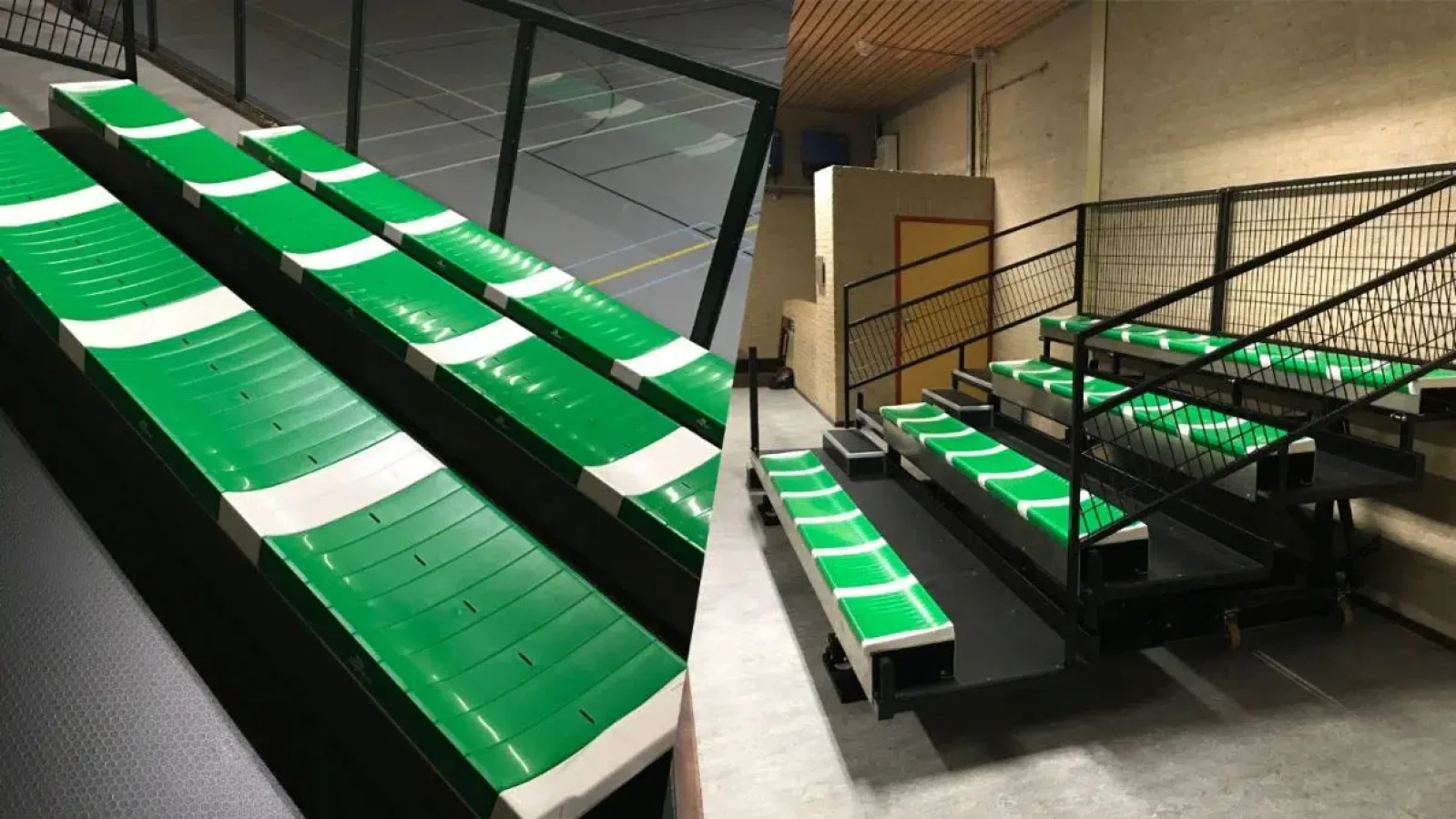 Mobile telescopic stands available for takeover