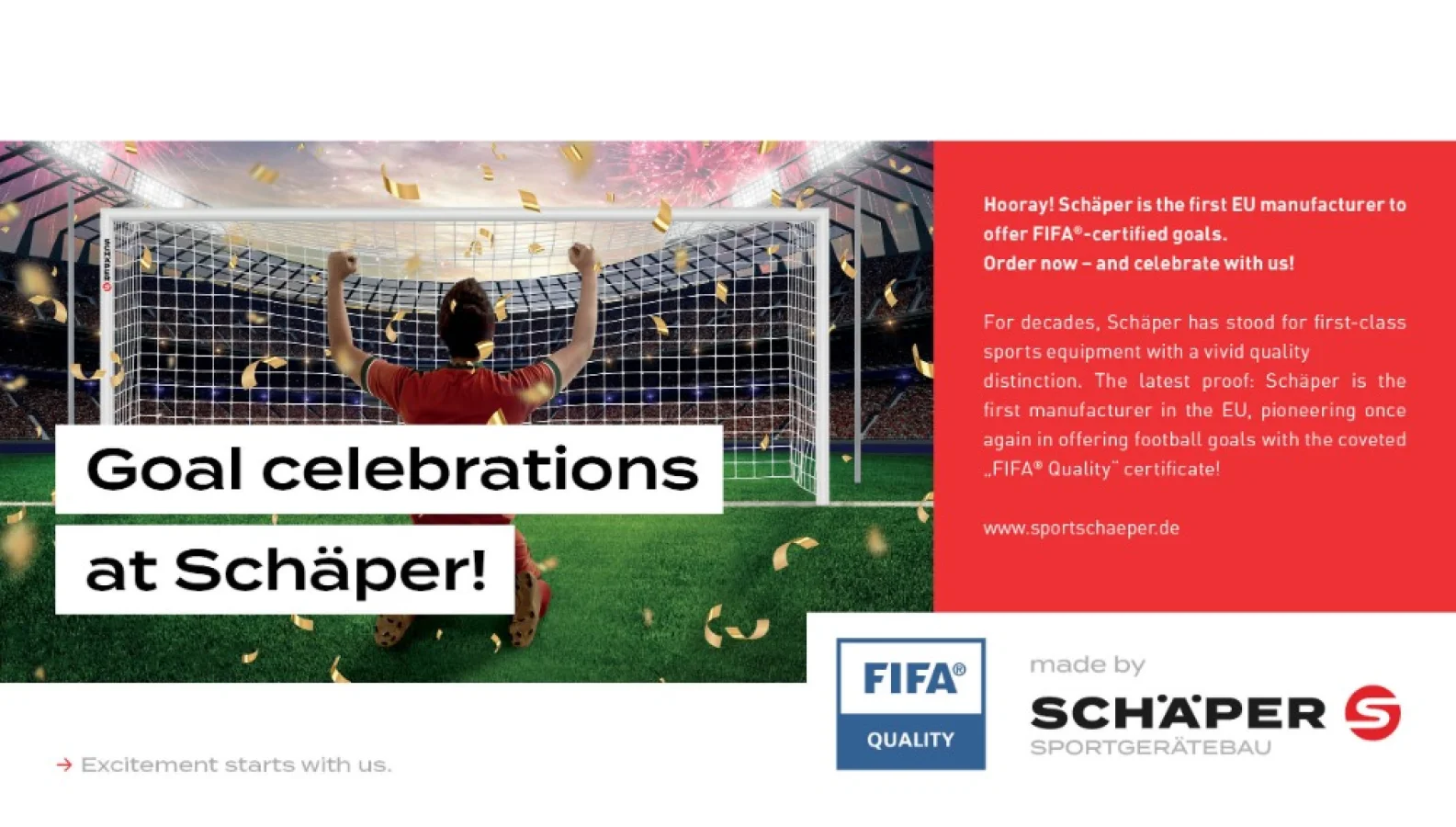 FIFA-certificaat voor Schäper doelen