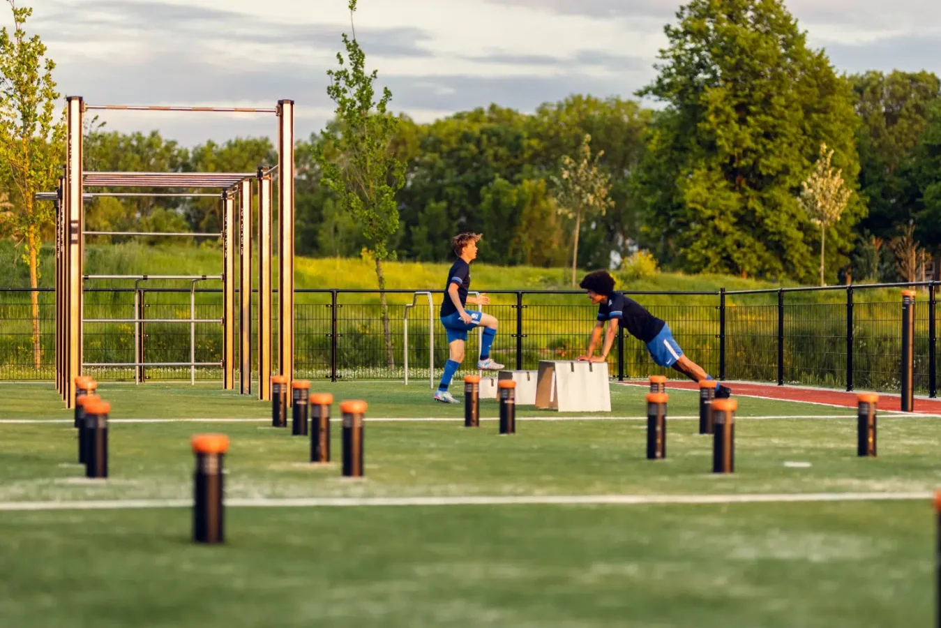 SmartGoals Urban SkillCourt in de buitenlucht