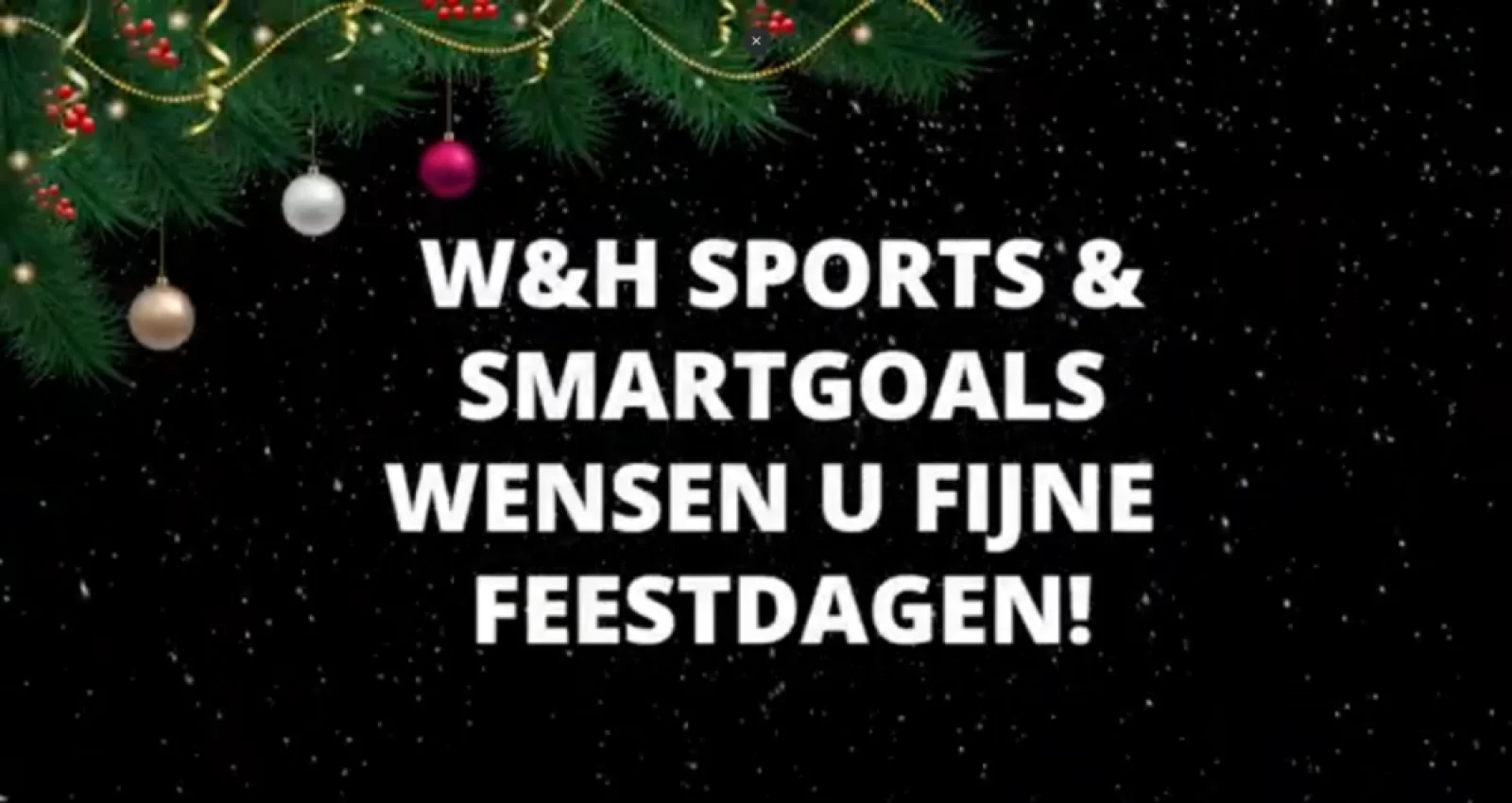 Fijne feestdagen en een sportief 2022