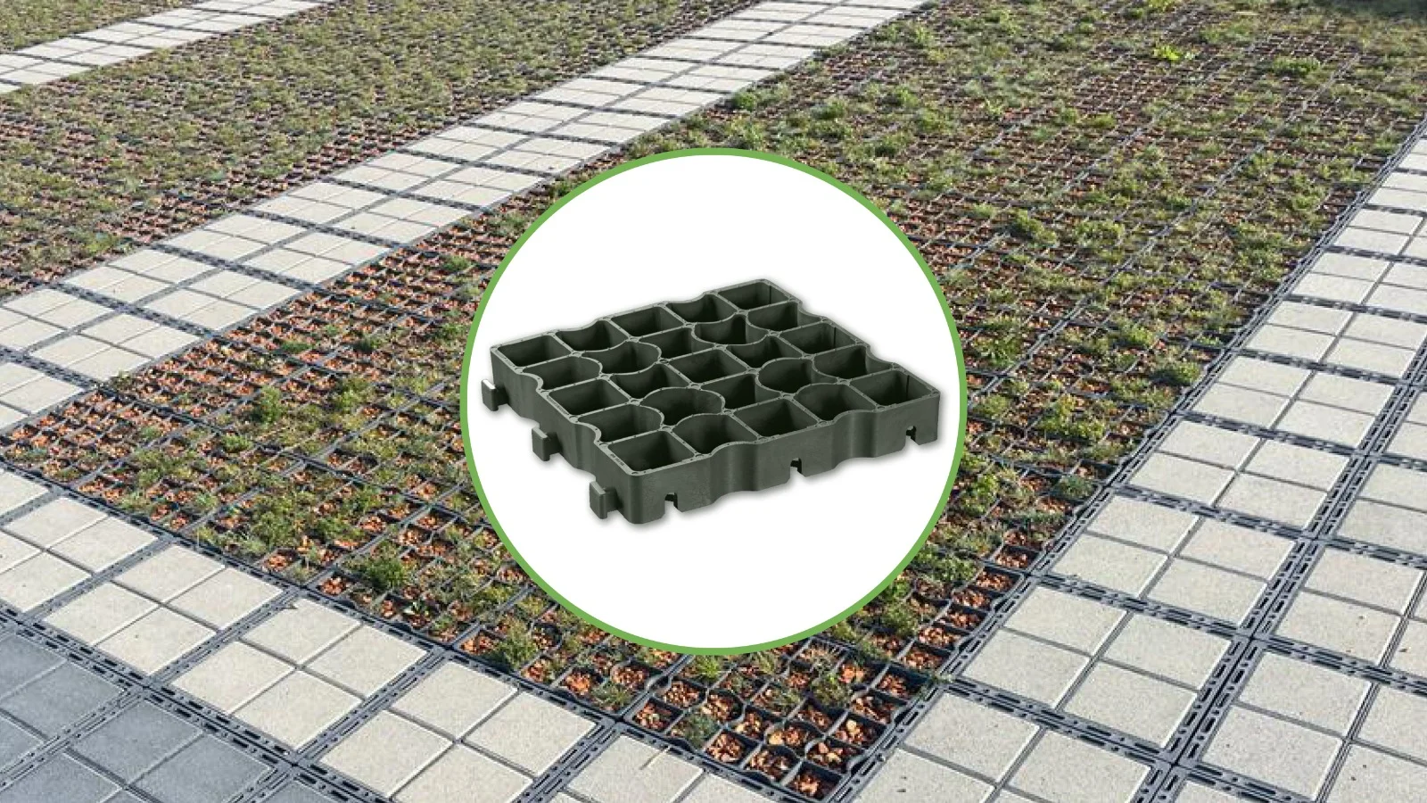 GreenMatter Ecoraster (gras)tegel