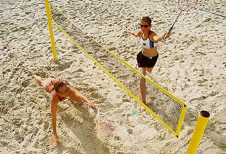 palen voor beachbadminton
