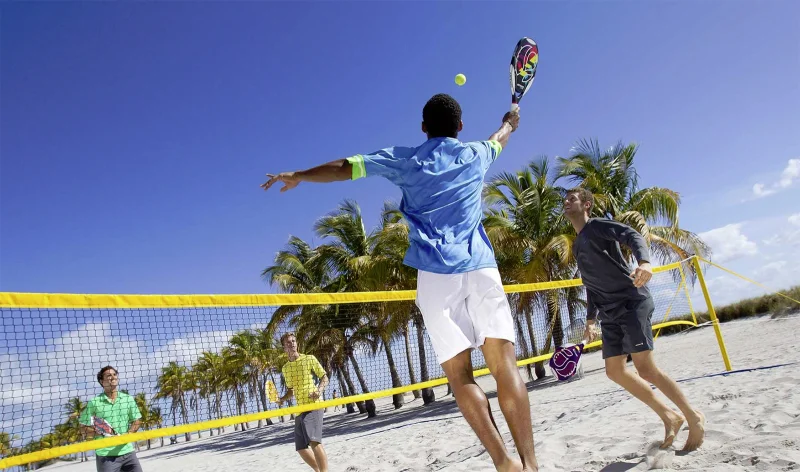 Net for beach tennis