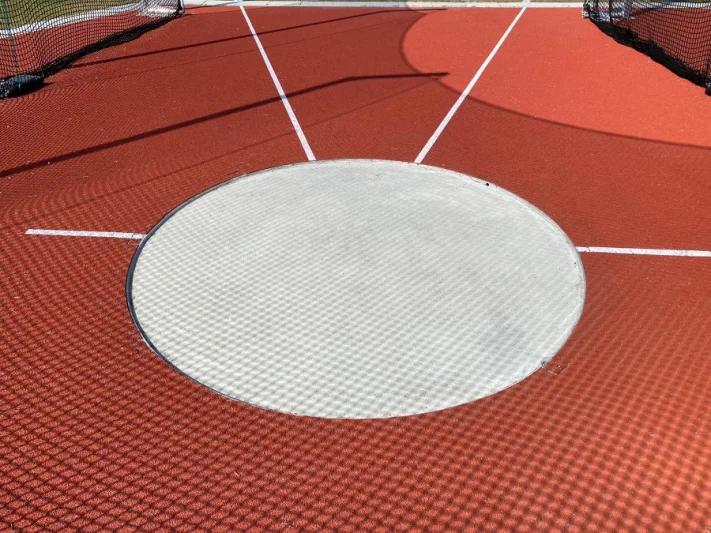aluminium discusring atletiek